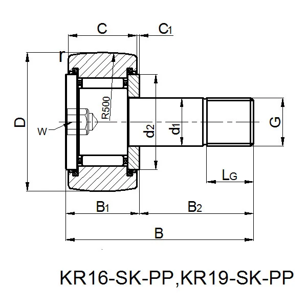 Stud Type Track Rollers